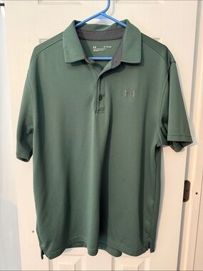 Under Armour Men’s Olive Green Performance Polo